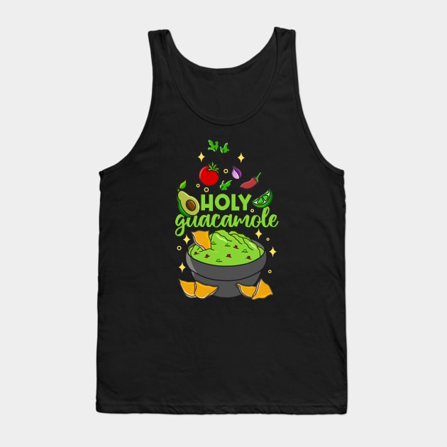 Holy Guacamole Tank Top by Kimprut